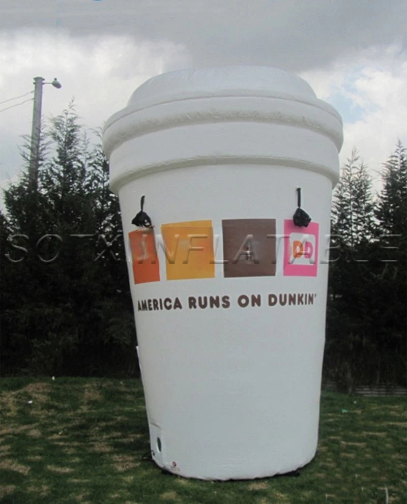 with advertising logo advertising replica product inflatable mug for store opening