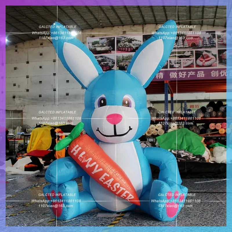 Inflatable Toys Decorative Hare Toy Cute Inflatable Rabbit Cartoon Easter Bunny Various For Advertising