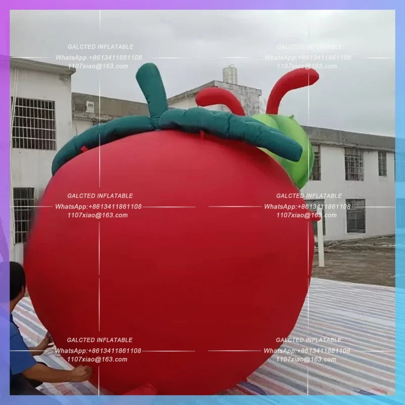 inflatable ant apple cute cartoon animal Factory customize 3meter forest farm plant fruit plant healthy food advertising