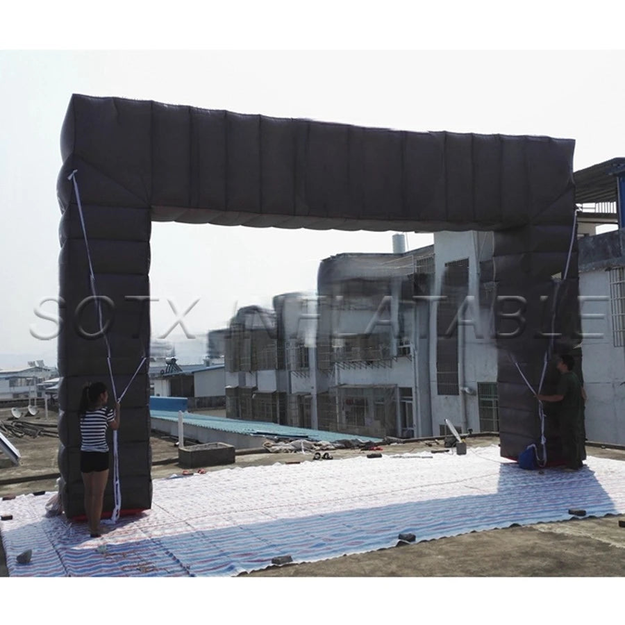 archway For Canada 2022 New Design Square Inflatable Arch,black billboard
