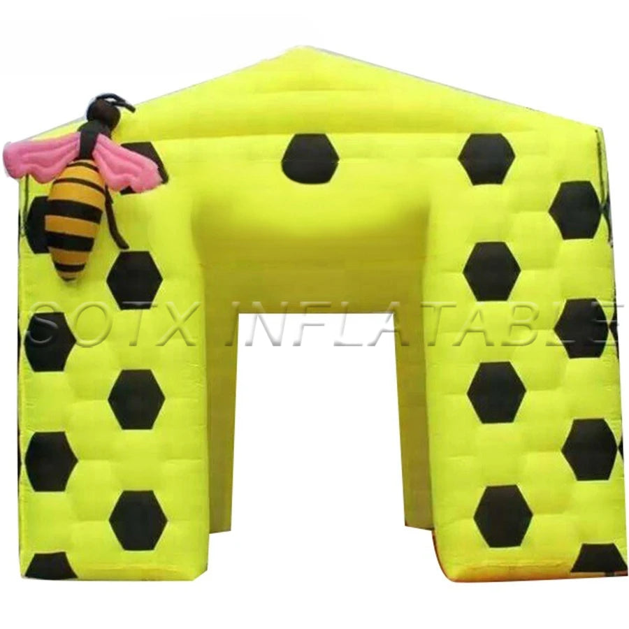Shows Or Party New Arrival Advertising Inflatable Cube Photo Booth Tent ,Bee House/Tent With Blower For Event,Trade