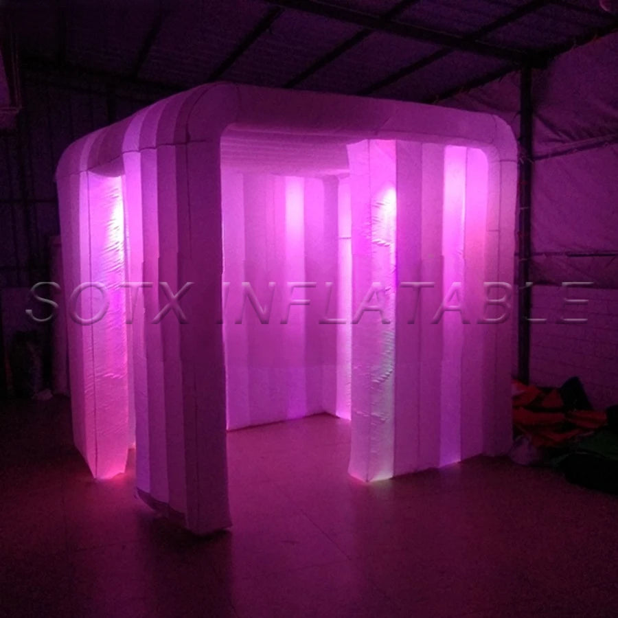 Station with Color Light New Led Booth Top Quality Inflatable Photo Booth Inflatable Wedding Photo Booth Party