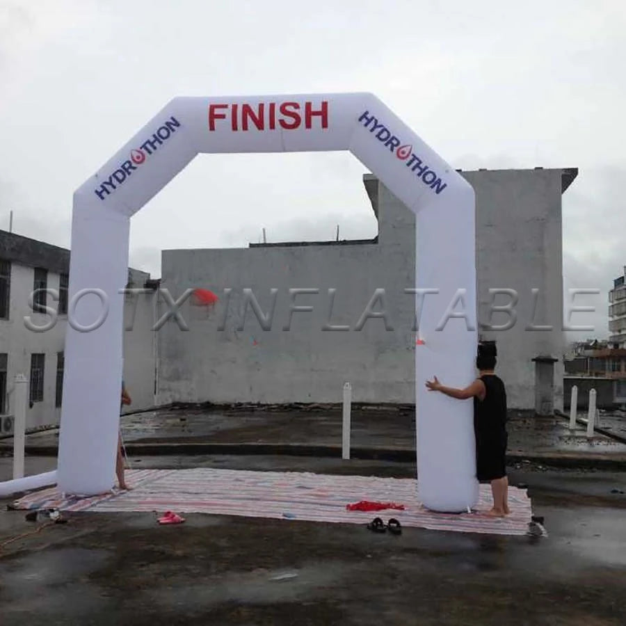 and Advertising Customized 4 x5m Tall Inflatable Finish Line Start Line for Sport Game